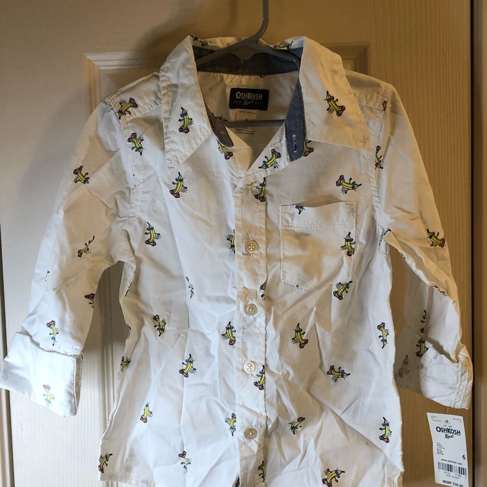 Oshkosh button down shirt.